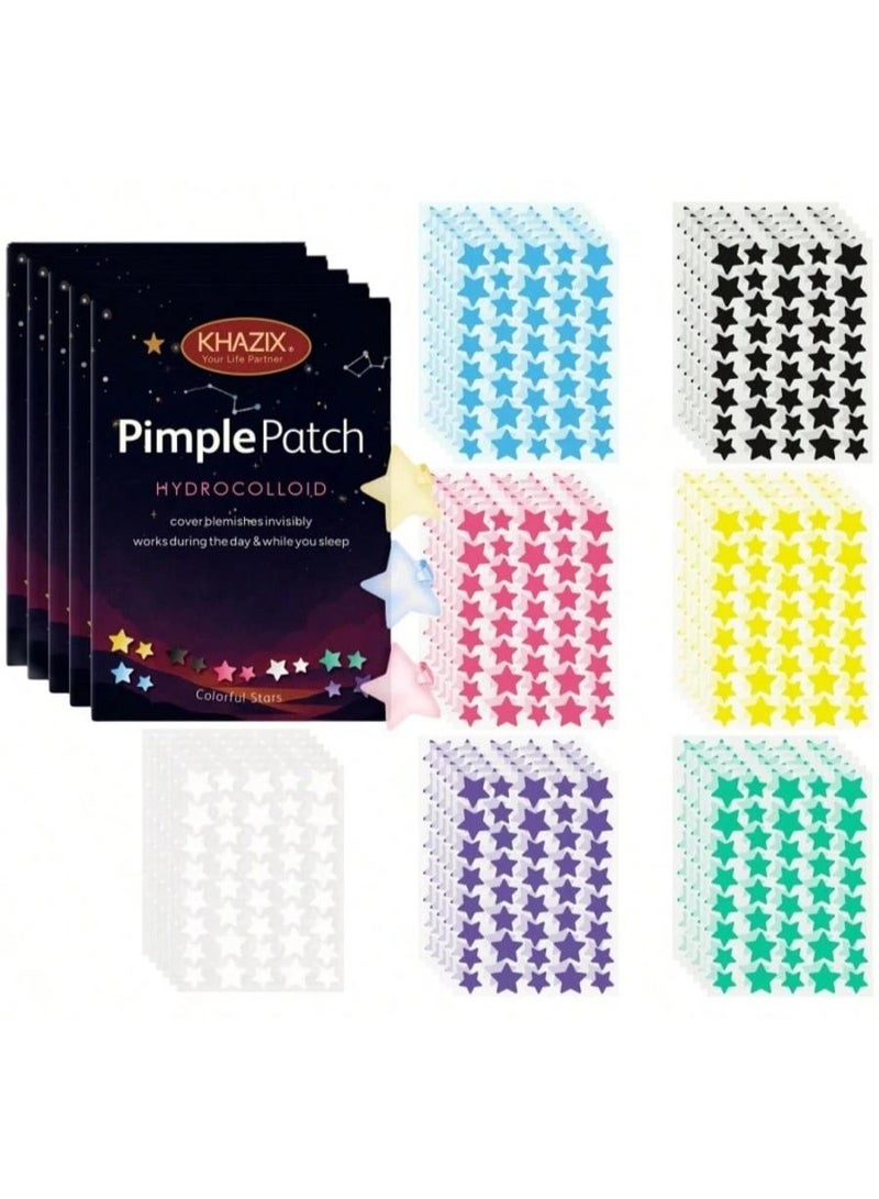 Star Pimple Patches For Face Hydrocolloid, 280Patches, Hydrocolloid Acne Patch, Cute Star Pimple Patch - Image 1